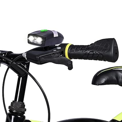 🚴‍♂️💡 3-LED Bicycle Front Headlight & Bell Siren Alarm Hooter 🚨🔊