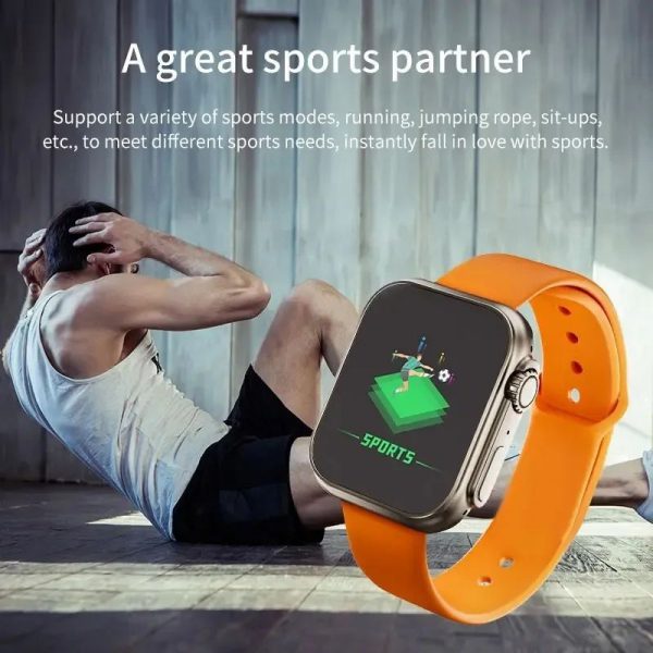 ⌚🌟 H20 Ultra Smartwatch 10-in-1 – Full HD Display, 7 Straps, Silicone Case & Earbuds 🎧💎