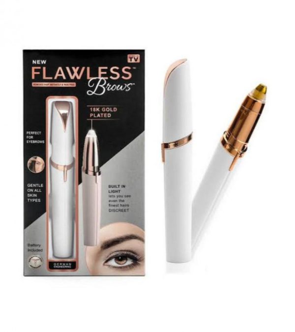 ✨ Flawless Brows Eyebrow Hair Remover Machine – 🔋 Cell Operated