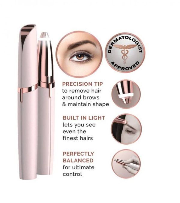 ✨ Flawless Brows Eyebrow Hair Remover Machine – 🔋 Cell Operated